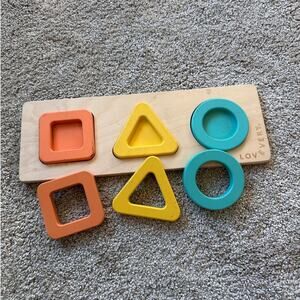 Lovevery Geo Shapes Puzzle The Realist Play Kit 19-21 Months
